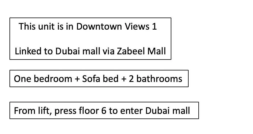 Downtown Al Bahar Apartments Dubai